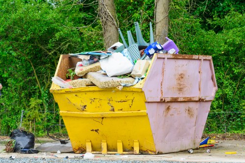 Professional clearing out a home in Leyton