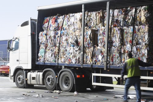 Construction site waste clearance in Leyton